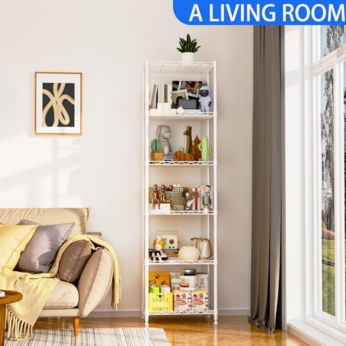 REGILLER 6 Wire Shelving Steel Storage Rack Adjustable Unit Shelves - Image 4