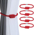 Magnetic Curtain Tiebacks-Handmade Woven Tie-Backs by fenghuangwu