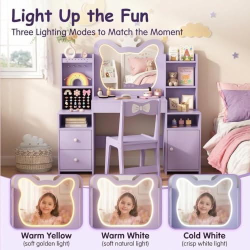 GarveeHome Kids Vanity Set - Image 6