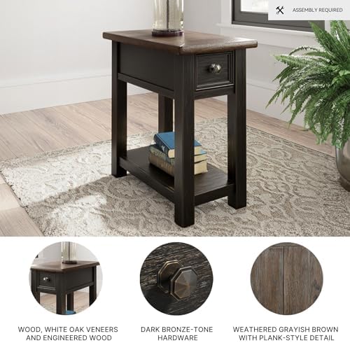 Signature Design by Ashley Narrow Chairside End Table - Image 4