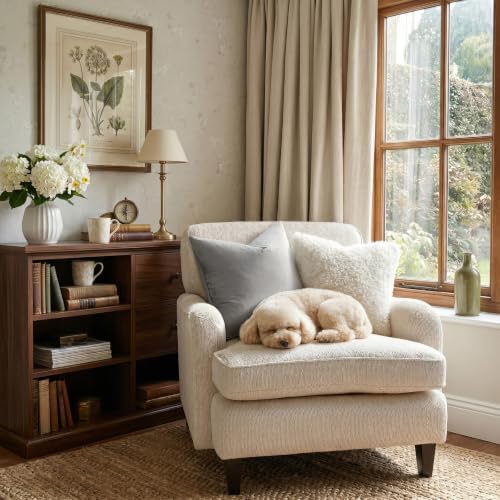 GIGIZAZA Silver Grey Velvet Throw Pillow Covers 24x24 Pack of 2 - Image 5