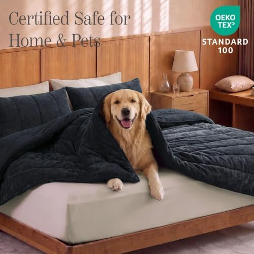 Chenille Full Size Comforter Sets-Cozy Warm Velvet Bedding Set - Image 5