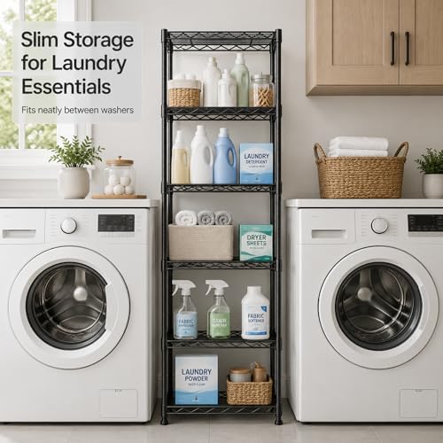 GRANNY SAYS 6-Tier Narrow Storage Shelves - Image 6