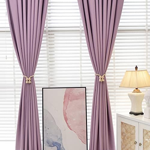 NICEEC 6 Pack Wooden Ball Magnetic Curtain Tiebacks Boho Home Decor Drape Tie - Image 5