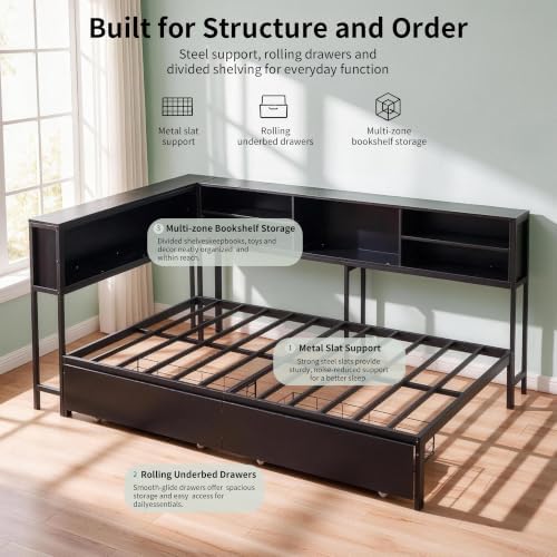 Bellemave Full Corner Bed Frame - Image 3