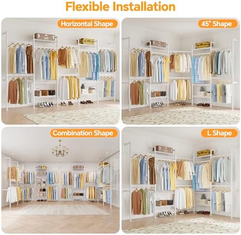 W5 Wall Mounted Clothes Rack, Industrial Pipe Clothing Rack - Image 6