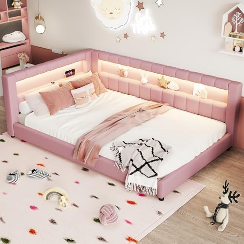 Merax Modern Upholstered Platform Bed Frame - Image 3
