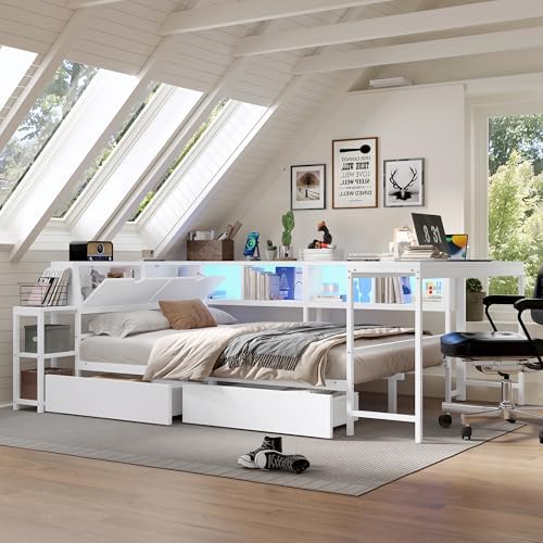 Bellemave Full Size Corner Bed Frame - Image 3