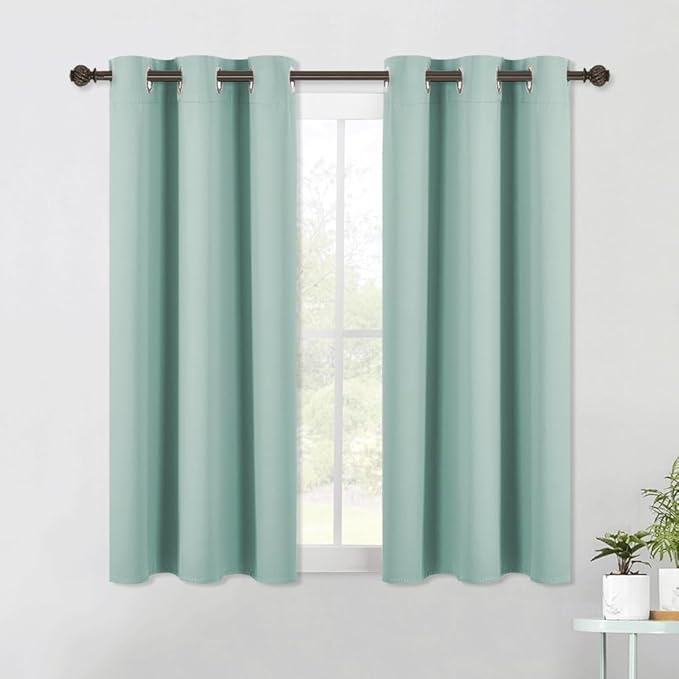 NICETOWN Blackout Window Curtains 60 inch Length 2 Panels, 34 x 60 Inch by NICETOWN