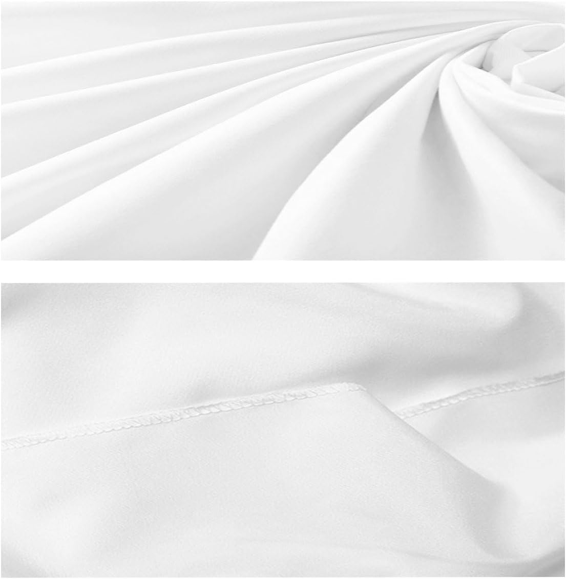 Solid Photography Backdrop Background Chromakey Muslin Portrait Background Screen for Photo Video Studio… (White, 10x12ft)