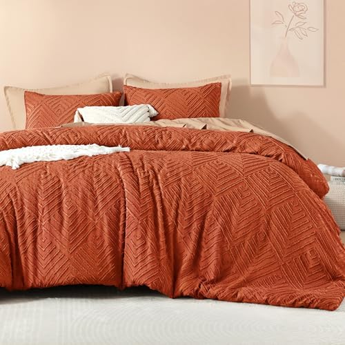 Litanika King Size Comforter Set, 3 Pieces Tufted Boho Bedding Set - Image 2