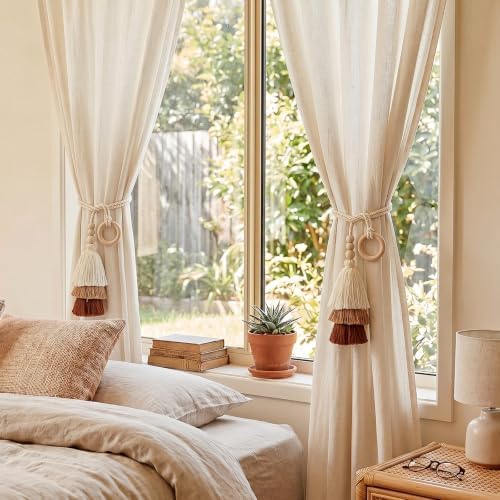 Novabright 4 Pcs Boho Curtain Tiebacks - Image 6
