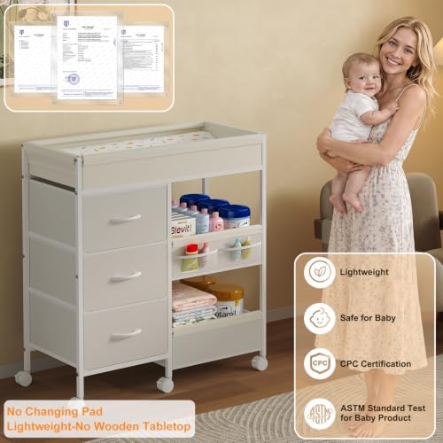 Baby Changing Table Dresser - Image 5