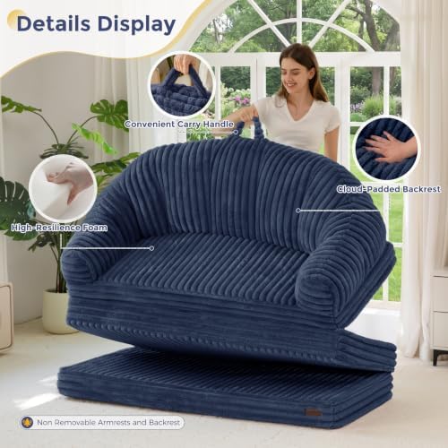 MAXYOYO Folding Sofa Bed Chair, Sleeper Chair - Image 5