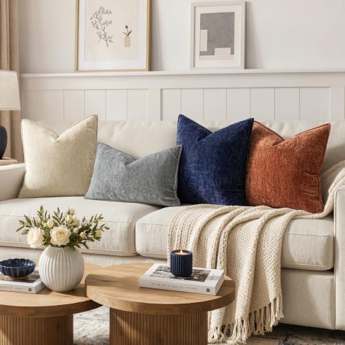 MIULEE Chenille Couch Pillow Covers - Image 4