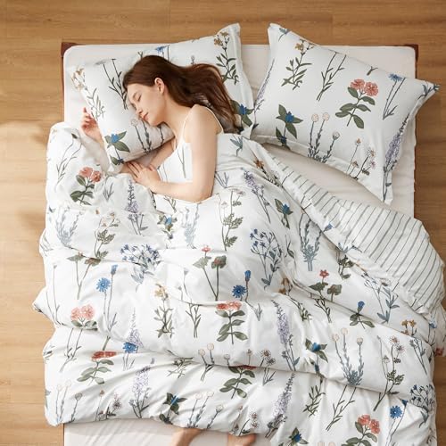 Bedsure Floral King Size Comforter - Image 3