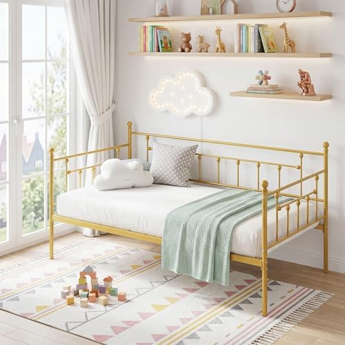 VECELO Daybed Frame, Twin Size Metal Platform Bed - Image 4