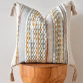 AmHoo Chenille Striped Textured Boho Throw Pillow Covers Aesthetic by AmHootextile