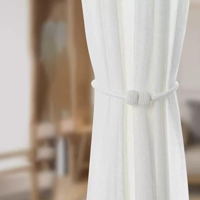 10 Pack Magnetic Curtain Tiebacks, Curtain Tiebacks Buckles Holdbacks Holders - Image 4