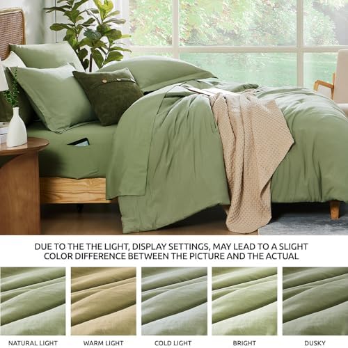 Super King Plus Size Comforter Set- 7 Pieces Bed in a Bag King Bedding Sets - Image 6