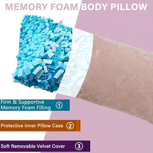 Body Pillow, Memory Foam Body Pillows - Image 3