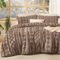 Bedsure Boho Comforter Set California King, BedroomDecor Bedding Light Brown by BEDSURE