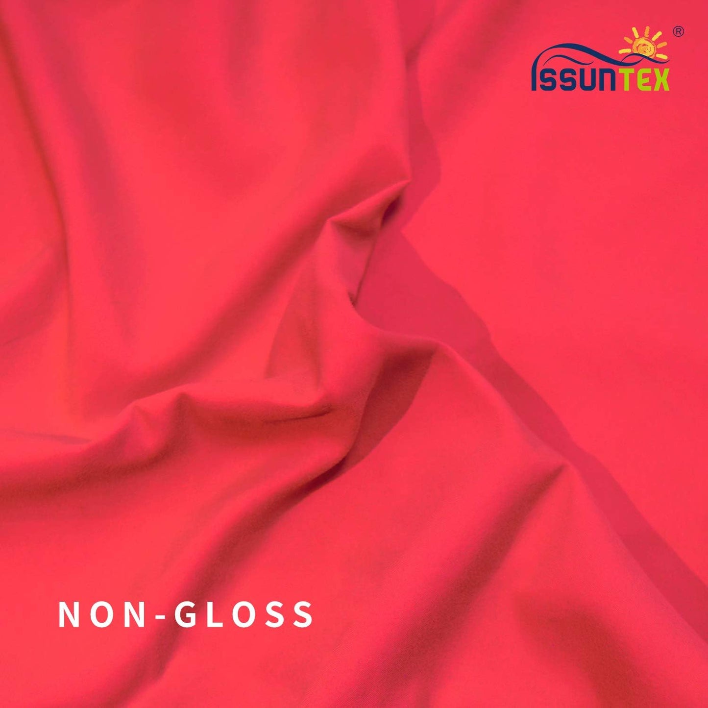 ISSUNTEX 5X7 ft Background Muslin Backdrop, Photo Studio, Collapsible High Density Screen for Video Photography and Television-Red