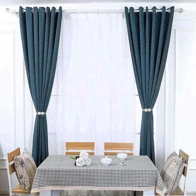Melaluxe 4 Pack Magnetic Curtain Tiebacks, Decorative Curtain Holdbacks - Image 5