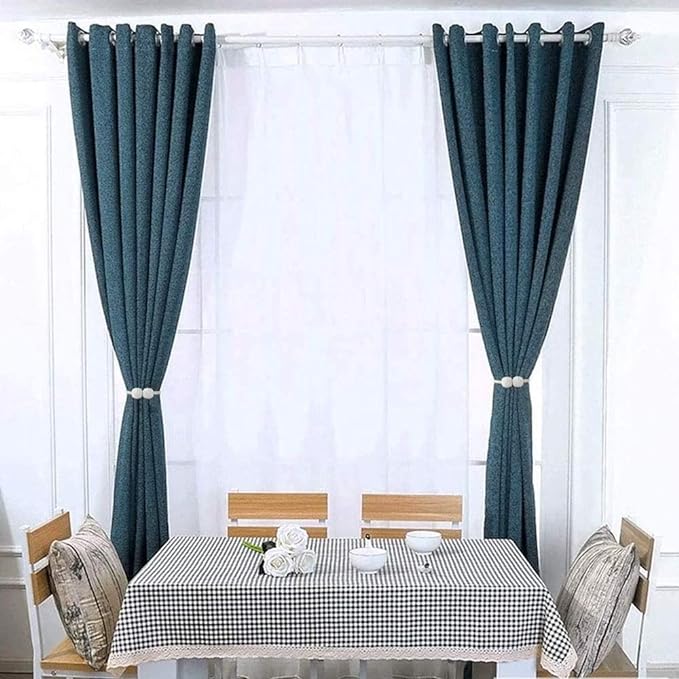 Melaluxe 6 Pack Magnetic Curtain Tiebacks, Decorative Curtain Holdbacks - Image 4
