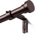 YaFex Curtain Rods 32-118 Inch, Heavy Duty 1 Inch Adjustable Curtain Rod by YaFex