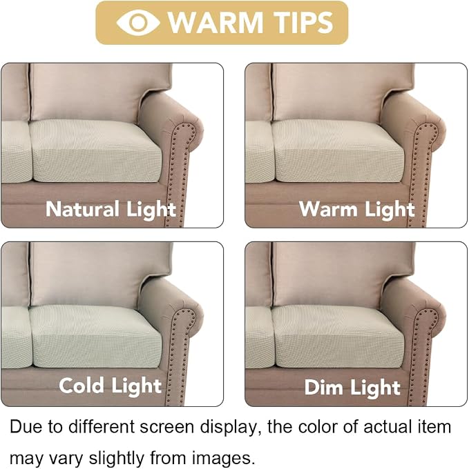 H.VERSAILTEX Super Stretch Individual Seat Cushion Covers - Image 7