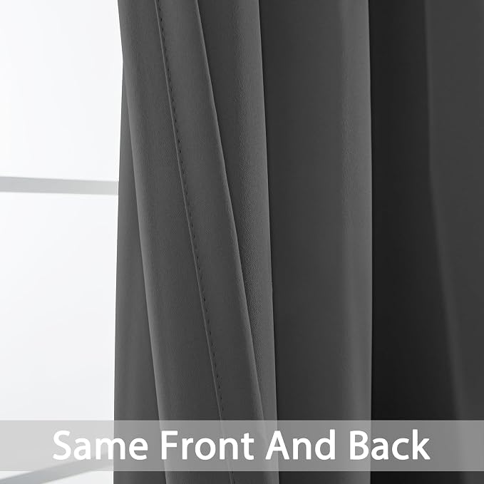 Yakamok 90 Inch Long Blackout Curtains - Image 4