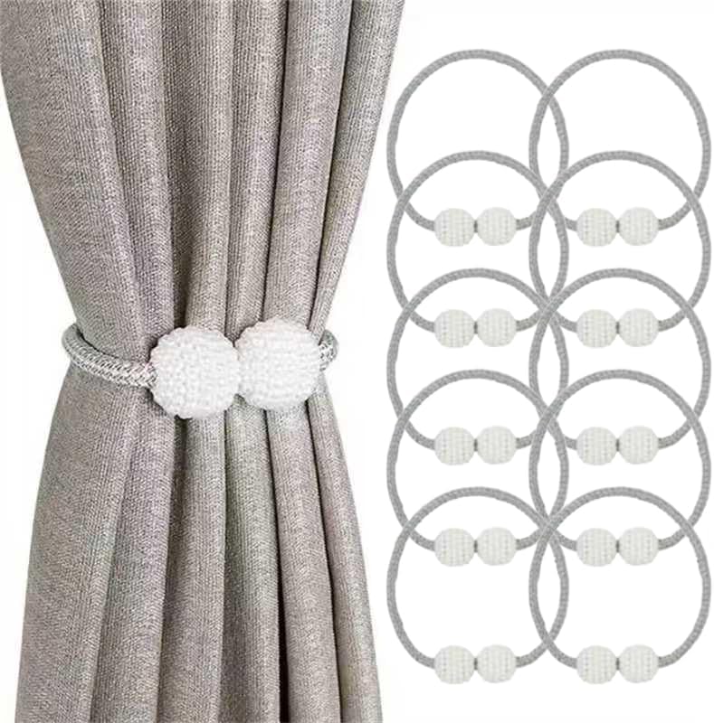 10 Pack Magnetic Curtain Tiebacks, Curtain Tiebacks Buckles Holdbacks Holders by Unknown
