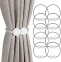 10 Pack Magnetic Curtain Tiebacks, Curtain Tiebacks Buckles Holdbacks Holders by Unknown