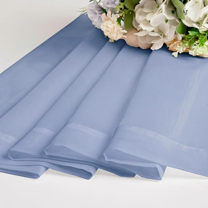 Chyhomenyc Sheer Tier Curtains 24 Inch Length - Image 8