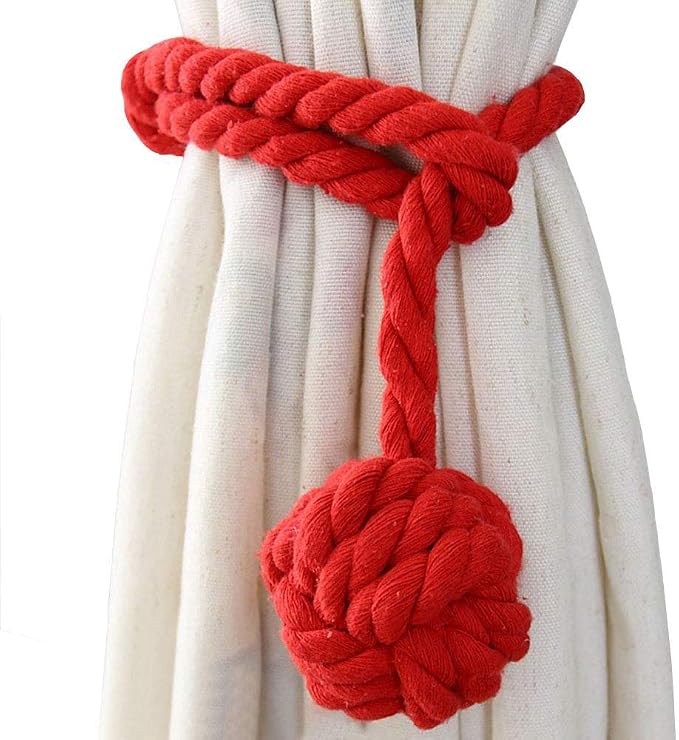 Melaluxe 2 Pack Curtain Tiebacks - Image 2
