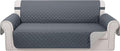 Reversible 4 Seater Sofa Cover 91 Inch Large Couch Cover Furniture Protector by LuxshareHome