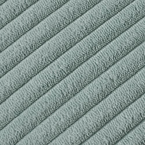 Fancy Homi 24x24 Pillow Covers, Super Soft Corduroy Square Solid Cushion Cover - Image 5