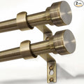 Lootkell 2 Pack Bronze Curtain Rods by Unknown