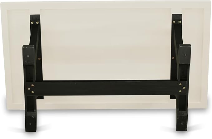 East West Furniture V627AB624-9 9 Piece Dining Table Set Includes a Rectangle Dining Room Table with V-Legs and 8 Black Color Linen Fabric Parsons Chairs, 40x72 Inch, Multi-Color