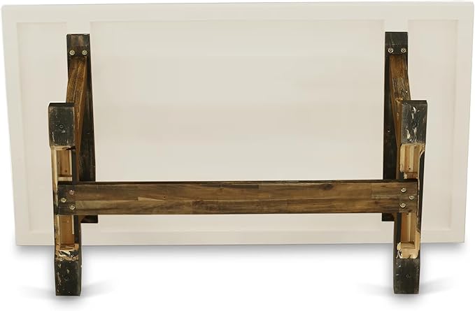 East West Furniture V727VE703-6 6 Piece Dining Room Table Set Contains a Rectangle Kitchen Table with V-Legs and 4 Brown Linen Fabric Parson Chairs with a Bench, 40x72 Inch, Multi-Color