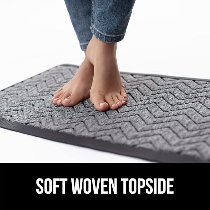 GORILLA GRIP 100% Waterproof All-Season WeatherMAX Doormat US Designed Natural - Image 7