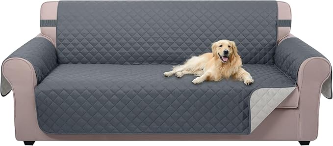 U-NICE HOME Large Sofa Cover Reversible Couch Cover by U-NICEHOME