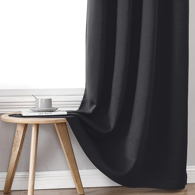 ChrisDowa 100% Blackout Curtains 63 inch Long - Image 7