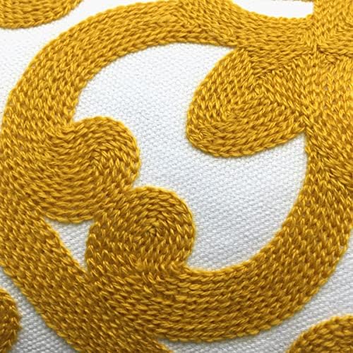Alysheer Boho Embroidered Lumbar Throw Pillow Cover 12"x 20" - Image 2