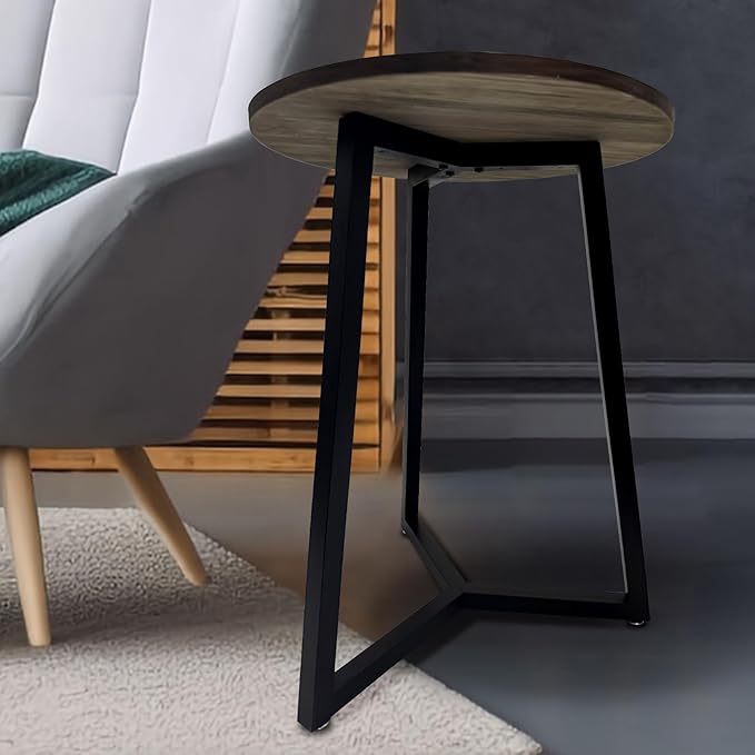 Round Table Legs 16 Inch Coffee Table Legs,Metal Table Base Black Iron Legs for Table,Metal Furniture Legs Dining