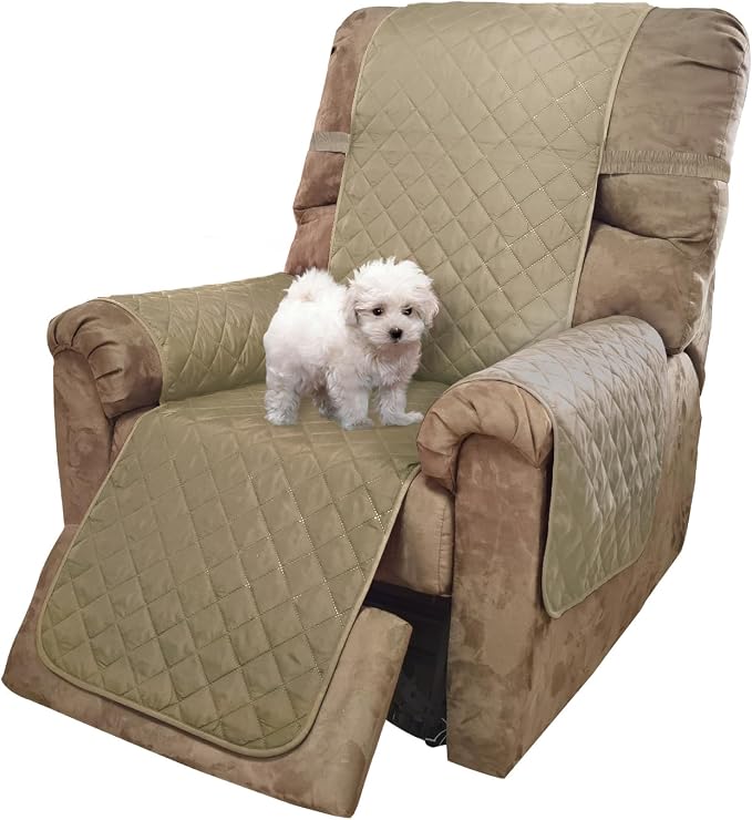 U-NICE HOME Recliner Chair Covers Reversible Quilted Water Repellent Pet by U-NICEHOME