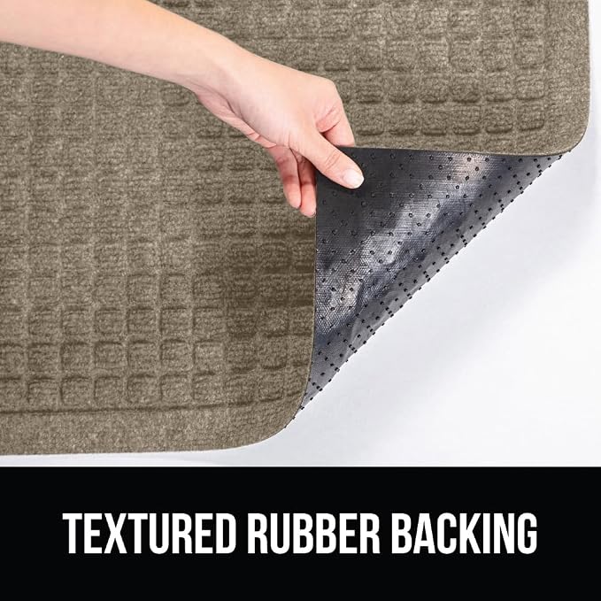 GORILLA GRIP® Ultra Absorbent Front Door Mat Outside Entrance 72x24, Traps Dirt - Image 3