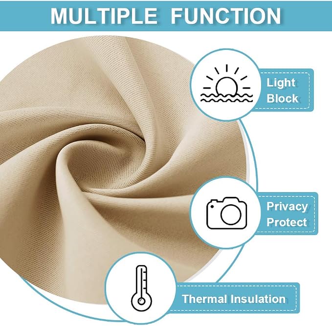 RYB HOME Cafe Curtains 24 inch Length, RV Curtains - Image 2