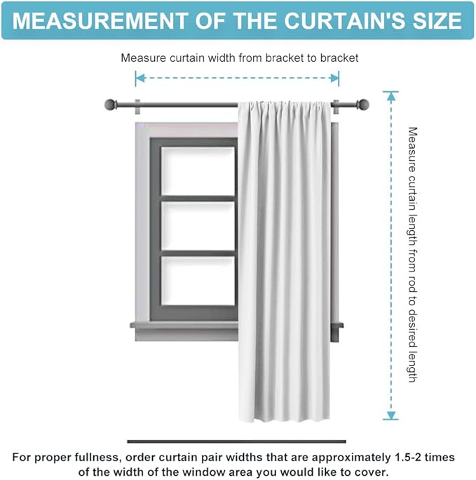 RYB HOME Black Blackout Curtains - Image 8